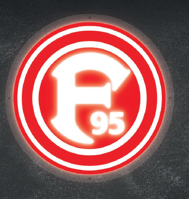 Fortuna Düsseldorf LED Logo "Groß"