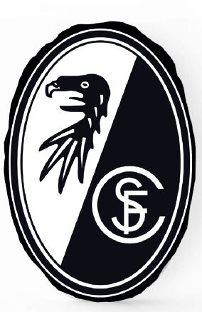 SC Freiburg Plüschkissen "Wappen" oval