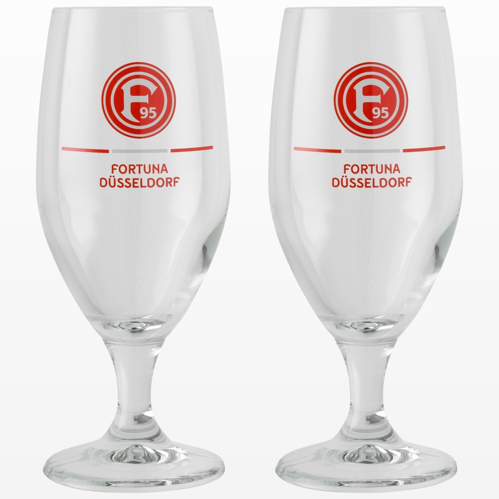 Fortuna Düsseldorf Pilsglas 2er-Set