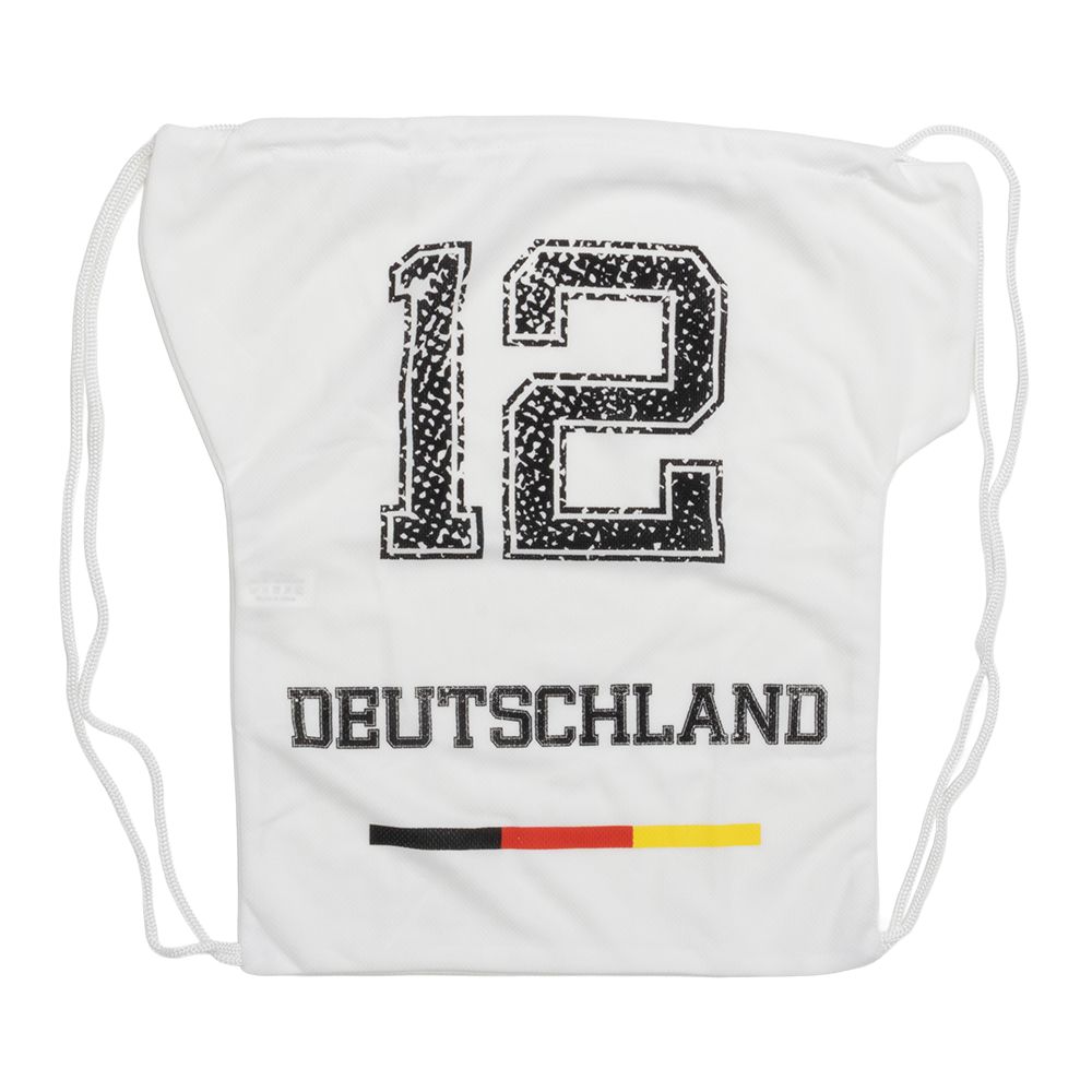 Deutschland Sportbeutel weiß