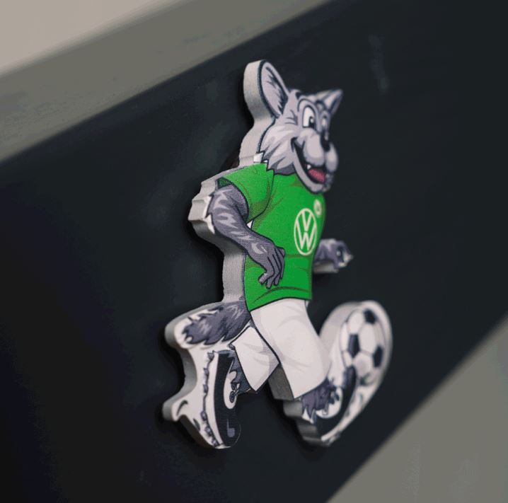 VfL Wolfsburg Magnet Wölfi