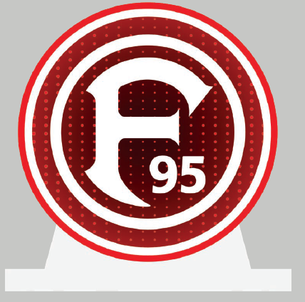 Fortuna Düsseldorf Spiegel LED "Logo"