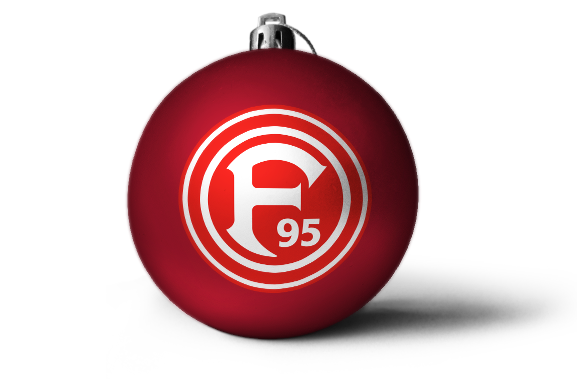 Fortuna Düsseldorf Christbaumkugel 4er-Set