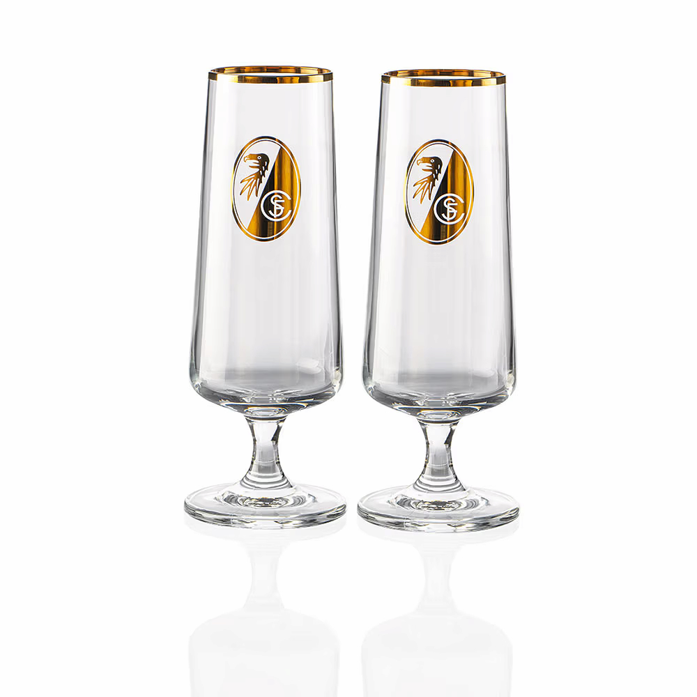 SC Freiburg Bierglas 2er Set