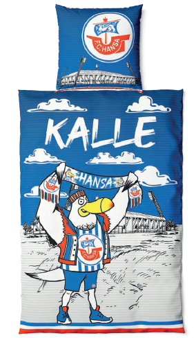 Hansa Rostock Bettwäsche Kalle