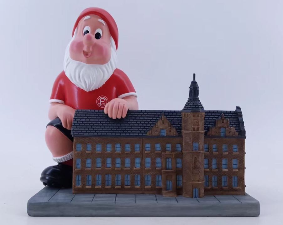 Fortuna Düsseldorf Gartenzwerg "Rathaus"